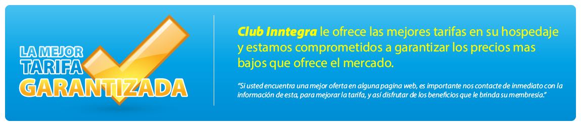 La mejor tarifa garantizada
